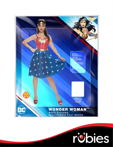 Vista 7 de Rubies DC Comics: Wonder Woman Costume Dress for Adults