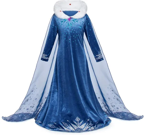 Vista 3 de Party Chili Disfraz de princesa para niñas con accesorios para niñas pequeñas