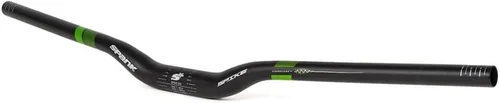 Vista 2 de Spank Spike 800 Vibrocore - Manillar de bicicleta de montaña, manillar de aleación de aluminio, 30R (negro verde) manillar de bicicleta Verde negro