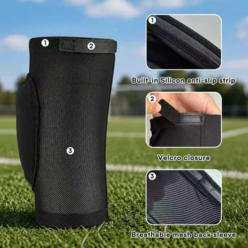 Vista 6 de ONTYZZ 1 par de coderas para niños, coderas, calentadores de brazos de baloncesto, manga protectora para disparos para fútbol, baloncesto, voleibol