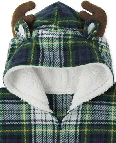 Vista 3 de The Children's Place Kids' Family Matching, Christmas Pajama Sets. Fleece Seasonal