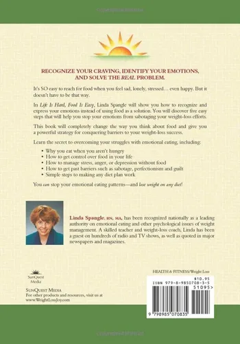 Vista 2 de Life Is Hard, Food Is Easy Workbook and Journal
