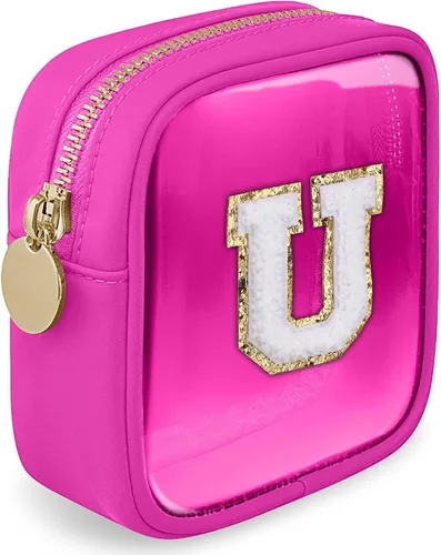 Vista 101 de Bolsa de Maquillaje Transparente Pequeña Bolsa de Cosméticos Bolsa de Viaje de Artículos de Aseo Bolsa Transparente con Cremallera Bolso Organizador