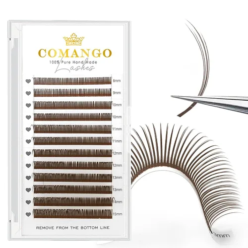 Vista 50 de CoMango Spikes - Extensiones de pestañas Flora 5D, color negro mate