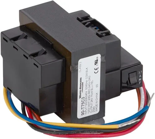 Vista 3 de White-Rodgers Energy Limiting - Transformador de 24 VCA con soporte de pie, 90-T75C3