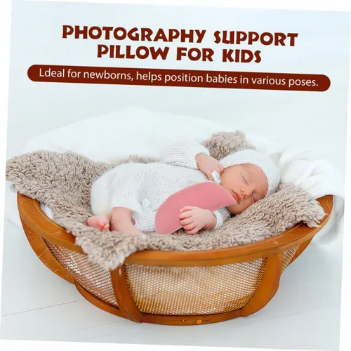 Vista 3 de ABOOFAN Juego de almohada profesional para fotos de recién nacidos, accesorios para sesión de fotos de bebés, accesorios para sesión de fotos