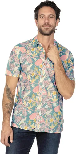 Vista 2 de Tipsy Elves Camisas hawaianas para hombre, camisas de verano de manga corta para hombre, para la playa, festivales de música y ropa de vacaciones