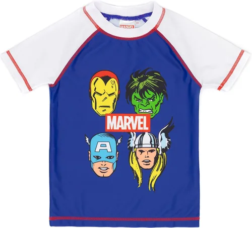 Vista 4 de Marvel Traje de baño para niños y niños, conjunto de traje de baño de dos piezas