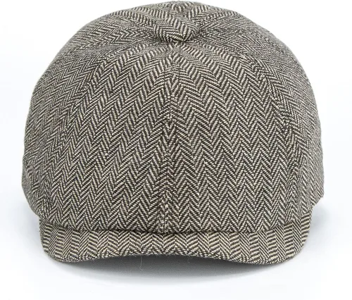 Vista 3 de Gorra de algodón Gatsby Ivy Golf ajustable para hombre, 8 paneles