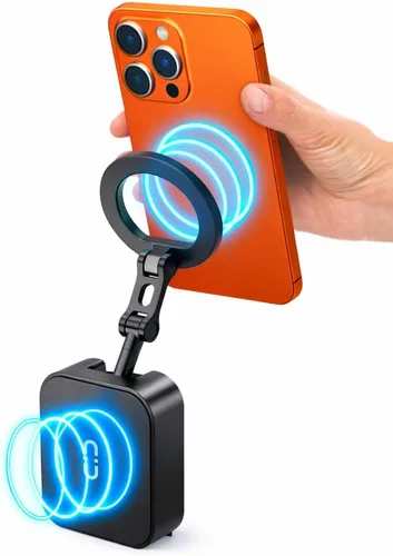 Vista 12 de Mizi Soporte para teléfono celular, ángulo y altura ajustable, soporte de teléfono de escritorio compatible con iPhone 17/16/15 Pro Max, Samsung