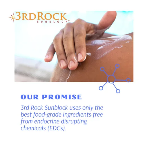 Vista 6 de 3rd Rock Essentials Loción de protección solar Sunblock® de tamaño de viaje SPF 35+ Protector solar natural de zinc orgánico sin perfume