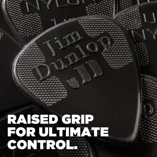 Vista 2 de JIM DUNLOP 44P100 - Púas de guitarra estándar de nailon de 0.039 pulgadas, paquete de 12