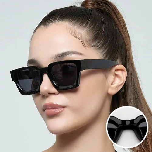 Vista 2 de Baililai Gafas de sol polarizadas unisex de moda para hombres y mujeres 100 bloqueo UV