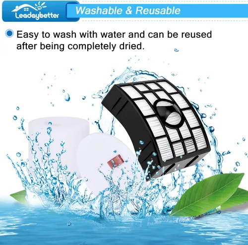 Vista 6 de Leadaybetter NV752 AZ1002 Filtro de repuesto para Shark Rotator Powered Lift Away Vacuum AZ1002 NV650 NV651 NV652 NV750 NV750W NV751 NV752 AX950