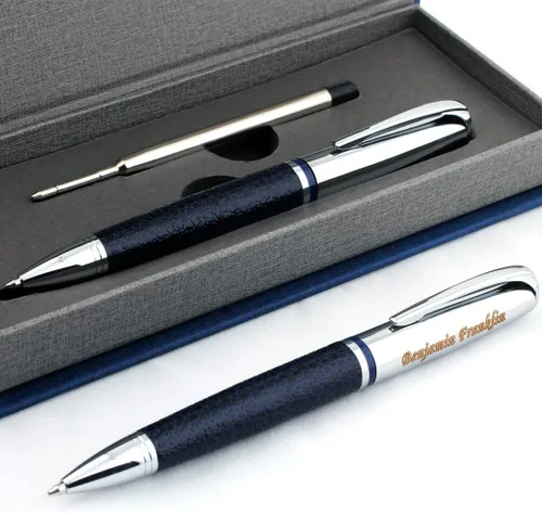 Vista 11 de Grabado gratuito – Bolígrafo de rodillo personalizado, bolígrafo de bola, bolígrafos recargables, lápiz retráctil de recarga mediana, tinta negra