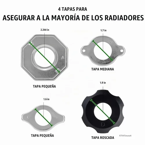 Vista 7 de OEMTOOLS 87045 Kit de embudo de llenado de refrigerante sin derrames con probador de refrigerante, kit de embudo de refrigerante sin derrames, kit