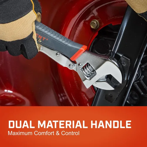Vista 8 de Crescent Llave Ajustable de Bloqueo de Doble Material de 10" - ACL10VS