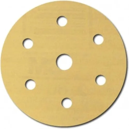 Vista 4 de 3M 182 Hookit - 236U Oro 6 pulgadas, P1C, disco de película antipolvo., 6, Dorado