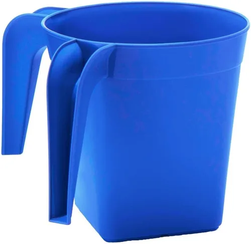 Vista 12 de YBM Home Vaso cuadrado de plástico para lavar a mano, de larga duración, para lavado ritual de manos, 1332Beige