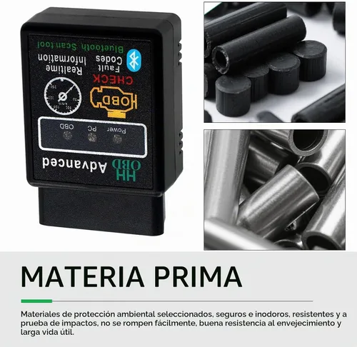 Vista 3 de Herramienta de Diagnóstico Bluetooth OBD2 para Automóvil, Dispositivo Inalámbrico para Reiniciar y Borrar Códigos de Falla, Escáner que Elimina