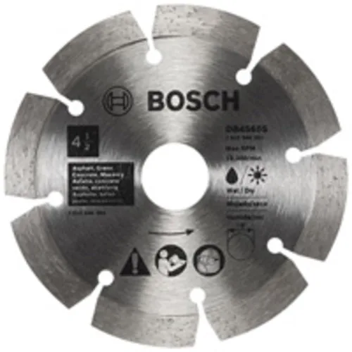 Vista 11 de Bosch DB441C Hoja de diamante de borde segmentado premium de 4 pulgadas para cortes ásperos universales
