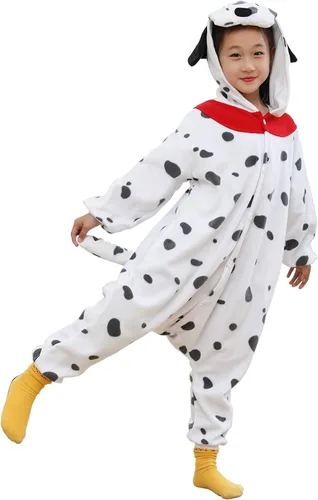 Vista 4 de UNICORN GIFT Pijama unisex para niños, disfraz de cosplay de una pieza para Halloween