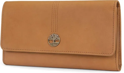 Vista 16 de Timberland - Cartera de piel con solapa RFID para mujer, Rojo, talla única