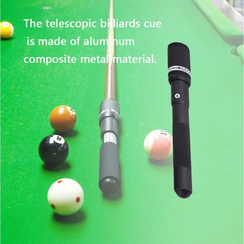 Vista 5 de Watris Veiyi 12.6inch Pool Cue Extender, Billiard Cue Sticks, Telescopic Pool Stick, Aluminium Alloy Billiard Accessories Extender