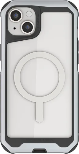 Vista 194 de Ghostek ATOMIC - Funda delgada para Galaxy S21 con parachoques de metal de aluminio y diseño trasero transparente, protección resistente que absorbe