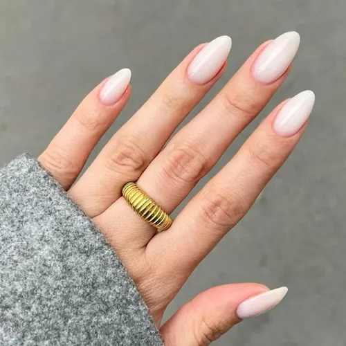 Vista 42 de Modelones Uñas postizas a presión color rosa almendra, uñas postizas cortas de primavera, kit de uñas reutilizables con pegamento de uñas, mini lima