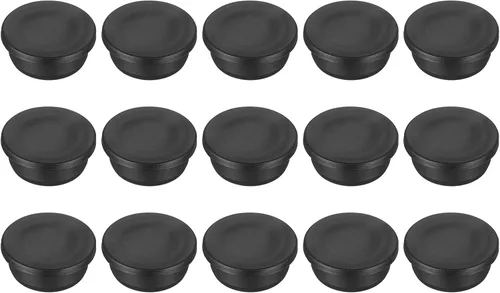 Vista 21 de MECCANIXITY - Tapones de silicona en forma de T (26mm, 1 pulgada de diámetro), color negro