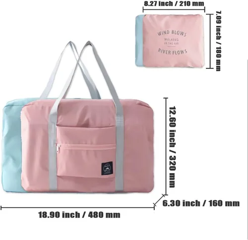 Vista 7 de Bolsa de viaje plegable, bolsa de deporte, bolsa de la compra, bolsa de equipaje, 2