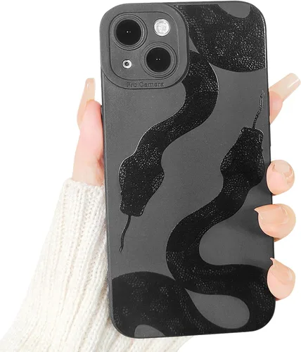 Vista 8 de Lovmooful Funda para iPhone 14 Plus, diseño de mariposa negra (mariposa) 2