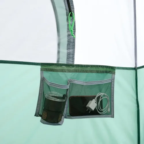 Vista 5 de Amazon Basics Tienda de campaña instantánea con lluvia, resistente a la intemperie, instalación rápida