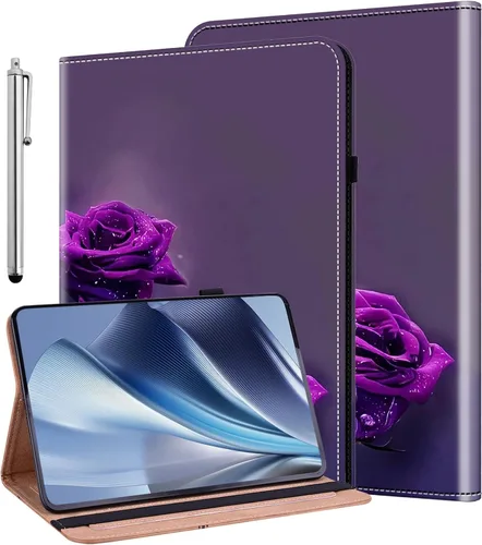 Vista 42 de ALILANG Funda para Samsung Galaxy Tab S5e de 10,5 pulgadas con lápiz capacitivo, a prueba de golpes plegable, negro (black horse)
