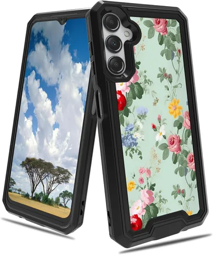 Vista 31 de Funda para Samsung S23 FE Funda Galaxy S23 FE 2 en 1 PC duro de doble capa TPU suave a prueba de golpes Cubierta protectora de teléfono para Samsung