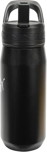 Vista 3 de PUMA Botella de agua de acero inoxidable aislada de 18 onzas unisex para adultos con pajilla y asa de transporte