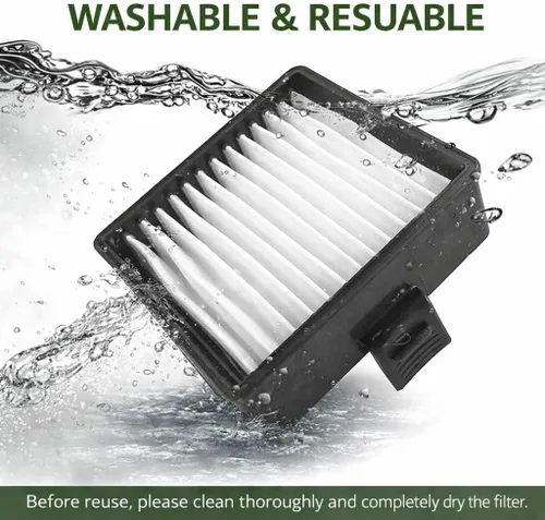 Vista 3 de Filtro A32VC04, conjunto de soporte de filtro de vacío manual compatible con Ryobi P712 P713 P714K, reemplaza 019484001007 533907001 (paquete de 4)
