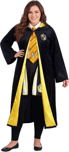 Vista 8 de Harry Potter Plus Size Robe, Deluxe Hogwarts House Themed Robes for Adults, Wizarding World Costume