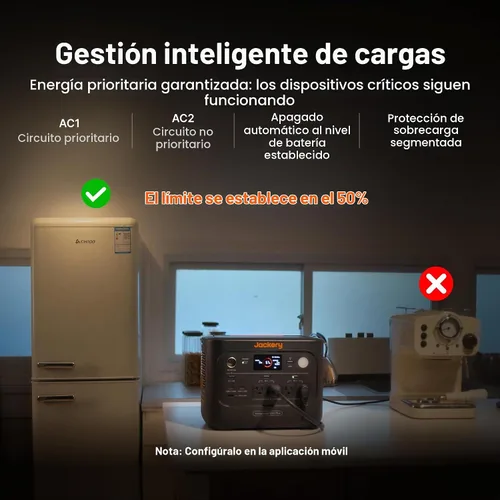 Vista 3 de Jackery Generador Solar 1000 Plus v2 200W Panel Solar