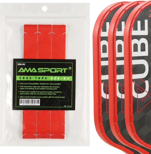 Vista 51 de PICKLETECH Cinta de protección de pala de pickleball – Protector de borde de cabeza de paleta – Cinta de protección de borde de raqueta ajuste