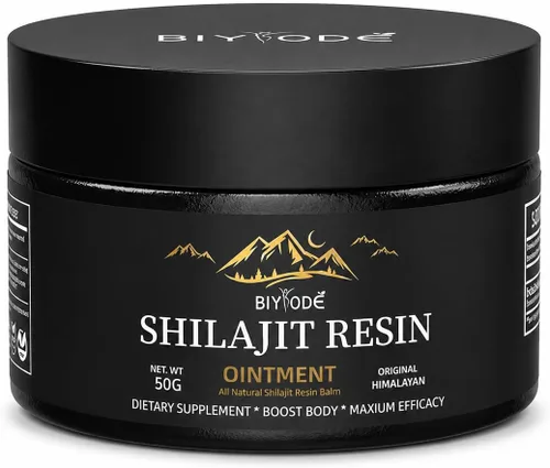 Vista 6 de Resina Shilajit pura del Himalaya de 600 mg 50 porciones con ácido fúlvico y más de 85 minerales traza suplemento energético vegano sin OMG