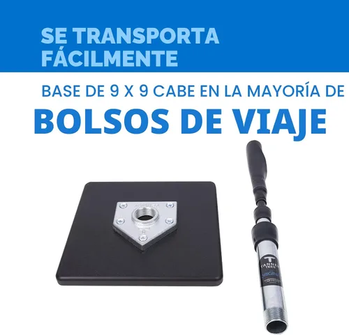 Vista 8 de Tanner Tee The Original Batting Tee – Tee de bateo profesional ajustable para béisbol y softbol, eje de acero, base compuesta, parte superior