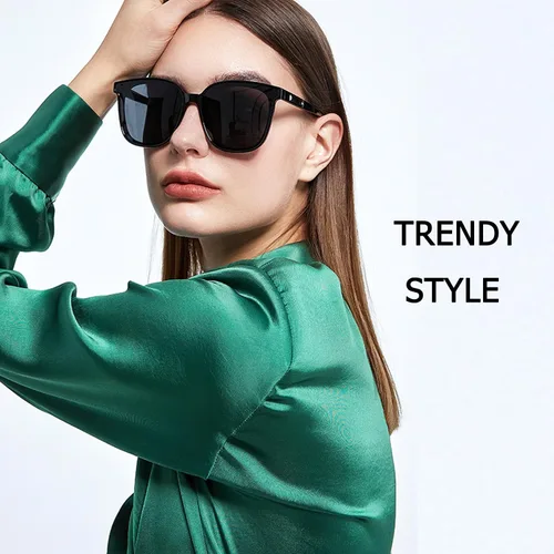 Vista 3 de SHUNXI Gafas de sol miopía para hombres y mujeres, gafas de miopía para distancia, gafas de sol con marco TR90
