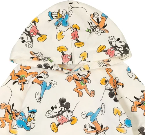 Vista 6 de Disney Mickey Mouse Donald Duck Goofy Pluto - Sudadera con capucha de rizo francés y conjunto infantil a niño grande