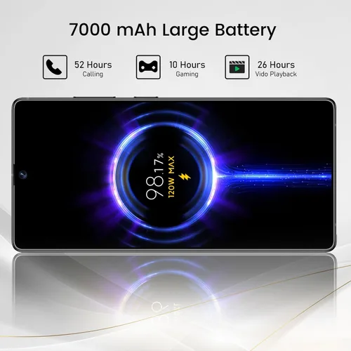 Vista 6 de Smartphone I25 Ultra Flagship Killer - Snapdragon 8 Gen 3, 16 GB+512 GB, pantalla FHD+ masiva de 6.99 pulgadas, cámara Pro de 108 MP+68 MP, batería