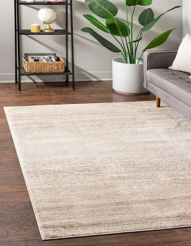 Vista 24 de Unique Loom Gemstone Collection - Alfombra de área - Topacio (2' x 5' 11" corredor, marfil / marrón)