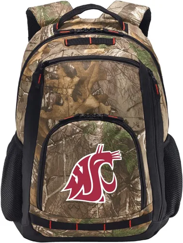 Vista 23 de Broad Bay University Logo Camo Backpack