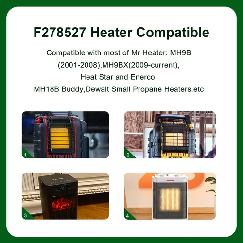 Vista 6 de 78422/F278527 Conjunto piloto ODS compitable con Mr.Heater Big Buddy Heater MH18B MH9B MH9BX o Dewalt Small Propane Heater Parts 78422, F278527