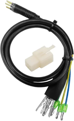 Vista 7 de Conector de cable Ebike 9 Pin 23.6 in Cable de motor macho Adaptador de motor eléctrico de bicicleta con sensor Hall Piezas de conversión Ebike
